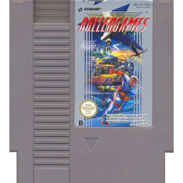Rollergames Nintendo NES SCN (Brukt)