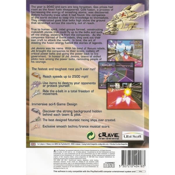 Jet Ion GP Playstation 2 PS2 (Brugt)