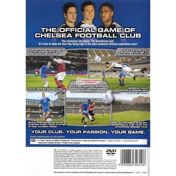 Chelsea Club Football 2005 Playstation 2 PS2 (Brugt)