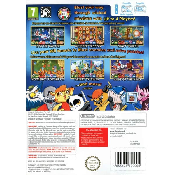 Wicked Monsters Blast Nintendo Wii (Brukt)