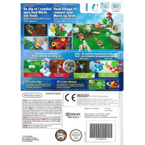 Super Mario Galaxy 2 Nintendo Wii Nordic (Brugt)