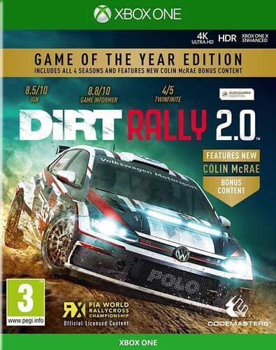 DiRT Rally 2.0: Game Of The Year Edition (Xbox One) PEGI 3+ Racing: Rally Pre-Owned