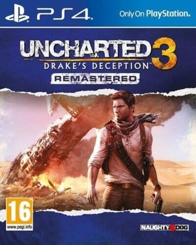 Uncharted 3: Drakes Deception: Remastered (Playstation 4 PS4) PEGI 16+ Adventure Pre-Owned