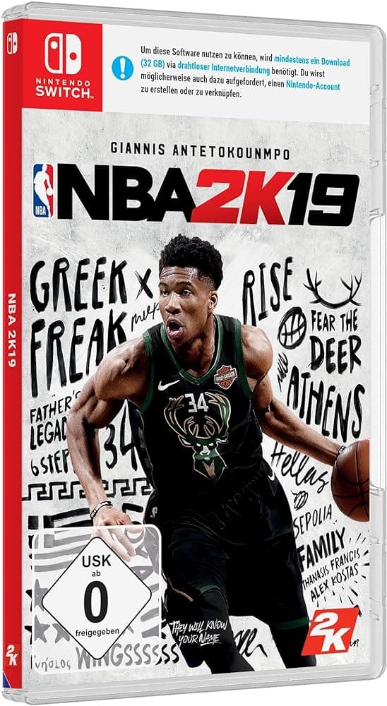 Nintendo Switch : NBA 2K19 (German Box - Multi lang in Gam VideoGames Pre-Owned