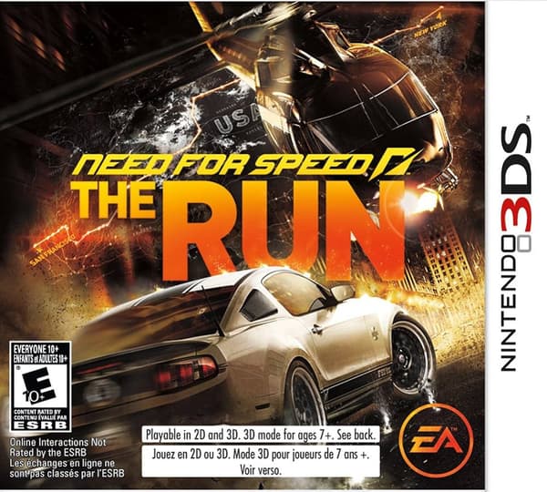 Nintendo 2DS : Need for Speed: The Run VideoGames Pre-Owned