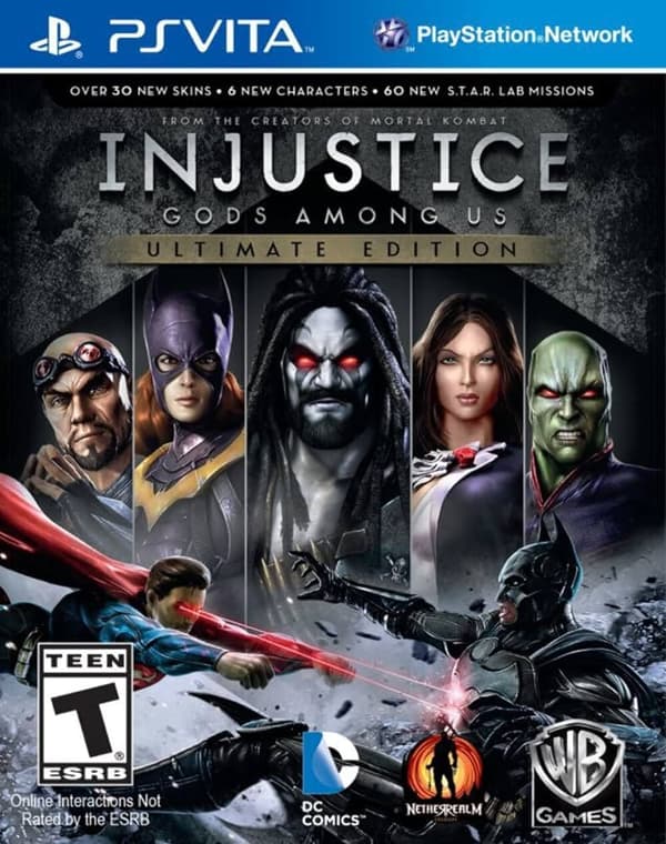 PlayStation Vita : Warner Brothers - Injustice: Gods Among VideoGames Pre-Owned