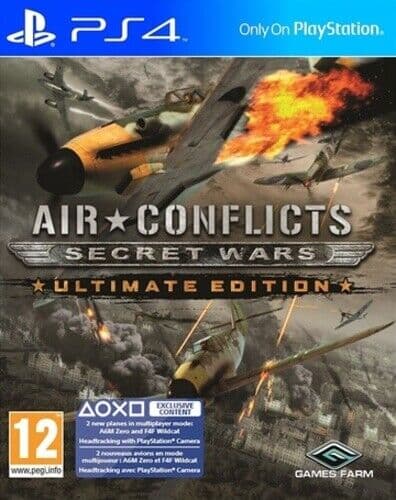 Air Conflicts: Secret Wars: Ultimate Edition (Playstation 4 PS4) PEGI 12+ Combat Game: Flying Pre-Owned