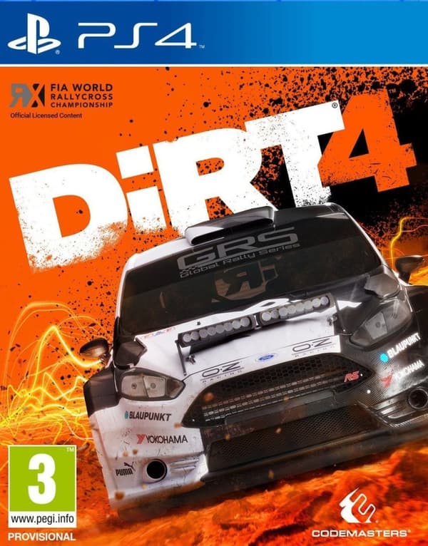 PlayStation 4 : Dirt 4 Standard Edition (PS4) VideoGames Pre-Owned