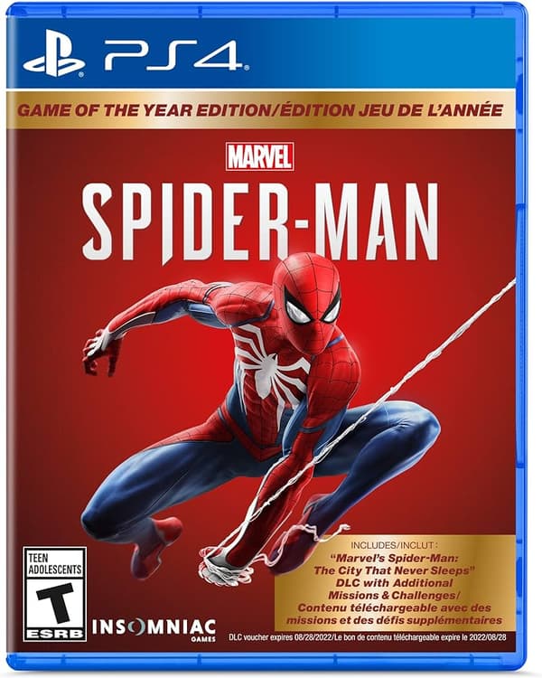 PlayStation 4 : Marvels Spider-Man PS4 - English Version VideoGames Pre-Owned