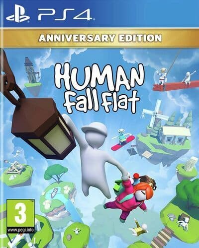 Human Fall Flat: Anniversary Edition (Playstation 4 PS4) PEGI 3+ Platform Pre-Owned