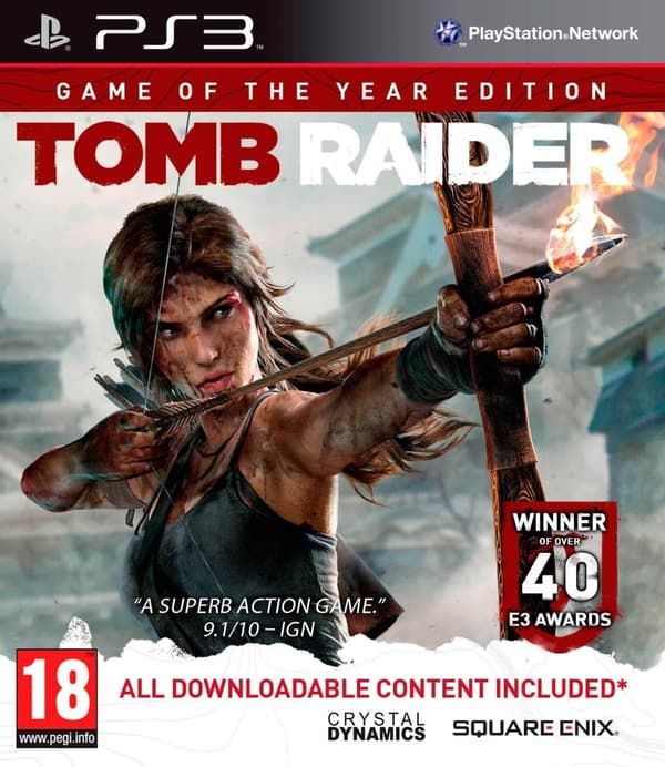 PlayStation 3 : Tomb Raider Game Of The Year (GOTY) Game VideoGames Pre-Owned