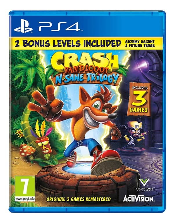 PlayStation 4 : Crash Bandicoot N.Sane Trilogy (PS4) VideoGames Pre-Owned