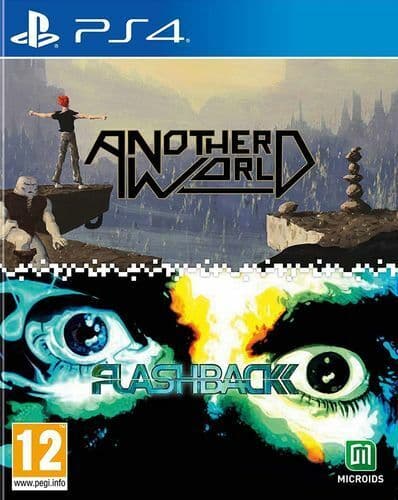 Another World & Flashback (Playstation 4 PS4) PEGI 12+ Platform Pre-Owned