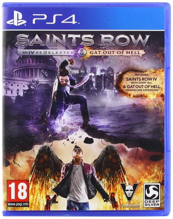 PlayStation 4 : Saints Row 4: Re-Elected and Gat Out Of VideoGames Pre-Owned