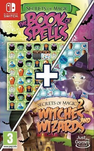 Secrets of Magic 1 & 2: The Book of Spells & Witches and Wizards (Nintendo Switch) PEGI Pre-Owned