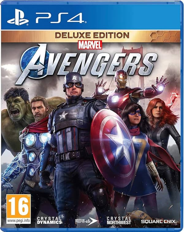 PlayStation 4 : Marvels Avengers Deluxe Edition (PS4) VideoGames Pre-Owned