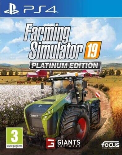PlayStation 4 : Farming Simulator 19 Platinum Edition PS VideoGames Pre-Owned