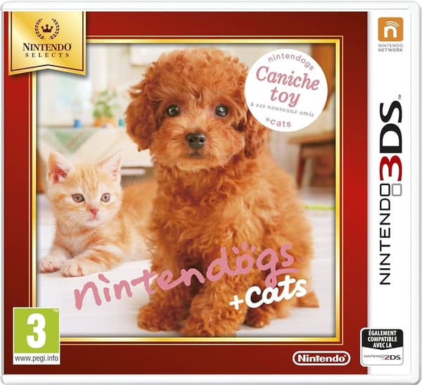 Nintendo 2DS : NINTENDO Nintendogs + Cats - Caniche Toy VideoGames Pre-Owned