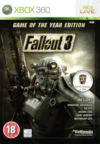 Fallout 3: Game of the Year Edition (Xbox 360) Adventure: Role Playing Pre-Owned