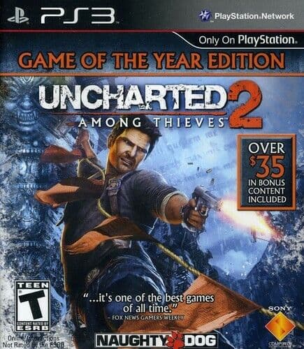 PlayStation 3 : UNCHARTED 2: Among Thieves - Game of The VideoGames Pre-Owned