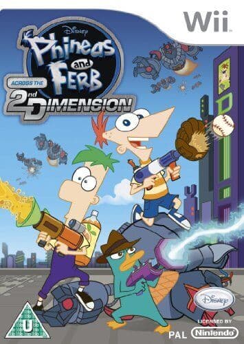 Phineas and Ferb Across the 2nd Dimension (Nintendo Wii) - Game 42VG Pre-Owned