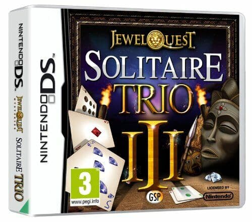 Jewel Quest Solitaire Trio (Nintendo DS) - Game 66VG Pre-Owned