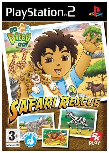 Go, Diego, Go! Safari Rescue (Playstation 2 PS2) - Game Q8VG Pre-Owned