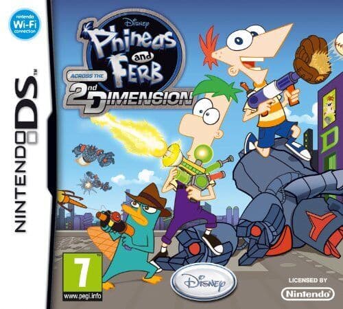 Phineas and Ferb Across the 2nd Dimension (Nintendo DS) - Game 88VG Pre-Owned