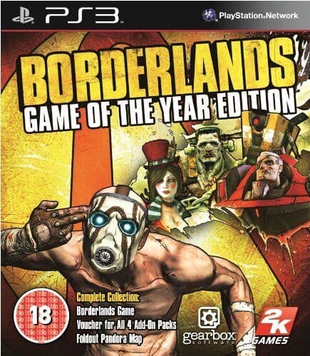 Borderlands: Game of the Year Edition (Playstation 3 PS3) - Game FAVG Pre-Owned