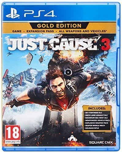 Just Cause 3 PS4 Game + T-Shirt and Mini Magnetic Rico - Game LIVG Pre-Owned