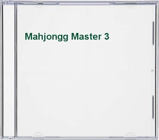 Mahjongg Master 3 - Game E4VG Pre-Owned