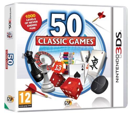 50 Classic Games (Nintendo 3DS) - Game KGLN Pre-Owned
