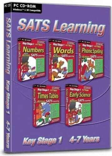Action SATS - Key Stage 1 Compilation FIVE Pack - Ages 4-7 - Game AUVG The Pre-Owned