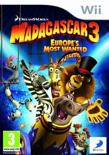 Madagascar 3 (Nintendo Wii) - Game D6VG Pre-Owned