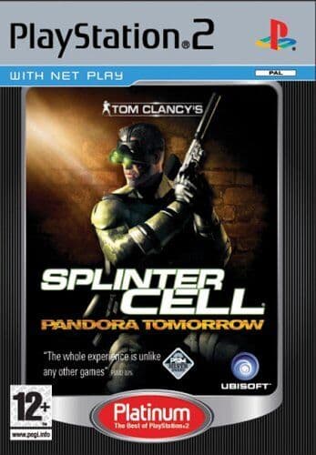 Splinter Cell: Pandora Tomorrow Platinum (Playstation 2 PS2) - Game G2VG Pre-Owned