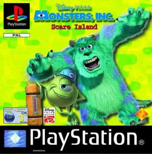 Disney/Pixar’s Monsters, Inc.: Scare Island (PSone) - Game 75VG Fast Pre-Owned