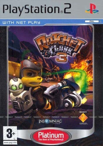 Ratchet & Clank 3: Platinum (Playstation 2 PS2) - Game RMVG Pre-Owned