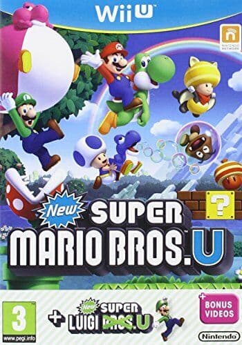 New Super Mario Bros U + New Super Luigi U - Wii U - Game JKVG Fast Pre-Owned