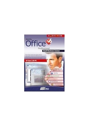 Ability office professional for 10 Users 20 pc commercial use. - Game 58VG The Pre-Owned