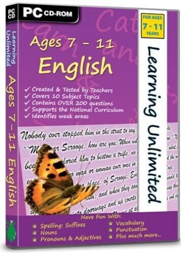 Learning Unlimited Ages 7 - 11 English - Game H4LN Pre-Owned
