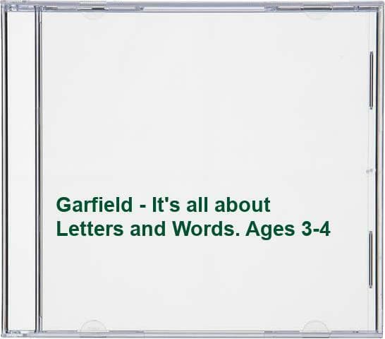 Garfield - It’s all about Letters and Words. Ages 3-4 - Game AGVG Pre-Owned
