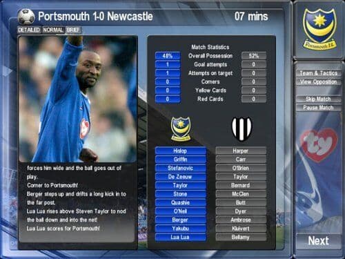Portsmouth Club Manager - Game 3RVG Pre-Owned