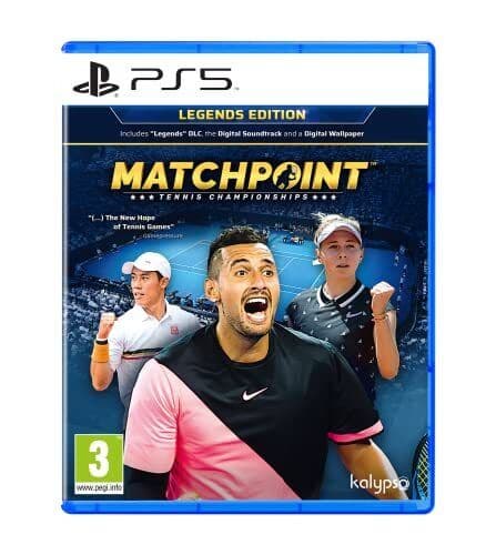 Matchpoint – Tennis Championships: Legends Edition (Playstation 5 PS5) - Game 9PVG Pre-Owned