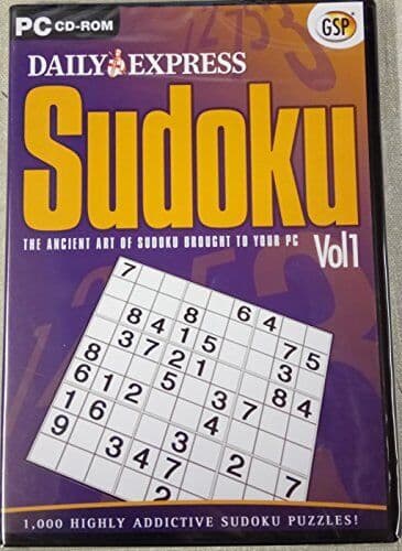 Sudoku vol 1 1,000 highly addictive puzzles PC cd rom - Game CSVG Pre-Owned