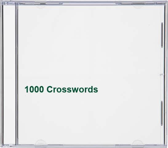 1000 Crosswords - Game DOVG Pre-Owned