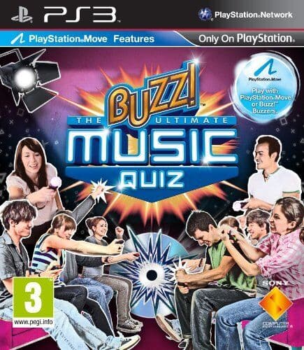 Buzz! The Ultimate Music Quiz (Playstation 3 PS3) - Game AUVG Pre-Owned