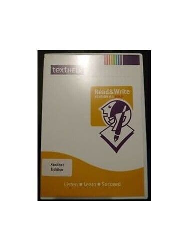TEXTHELP READ & WRITE VERSION 8 GOLD STUDENT EDITION - Game T1VG Fast Pre-Owned