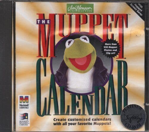 The Muppet Calendar PC Win 95 - Game 60VG Pre-Owned