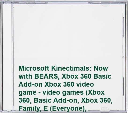 Microsoft Kinectimals: Now with BEARS, Xbox 360 Basic+Add-on Xbo… - Game CKVG Pre-Owned