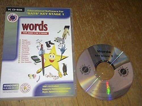 Full Marks Key Stage 1 Words (Learning Ladder, Jump Ahead, Type)… - Game OWVG Pre-Owned